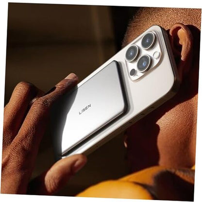 0.3‘’ Ultra Slim Magsafe Portable Charger Iphone,5000Mah Wireless Card Slim