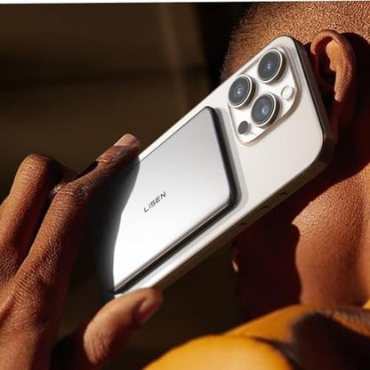 0.3‘’ Ultra Slim Magsafe Portable Charger Iphone,5000Mah Wireless Card Slim