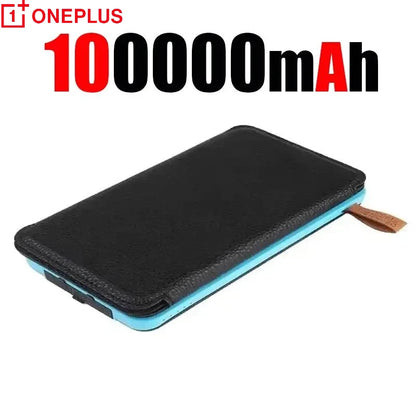 200000Mah Solar Powerbank Portable Folding Solar Panel USB Output Fast Charging Outdoor Camping Waterproof Sun Powerbank