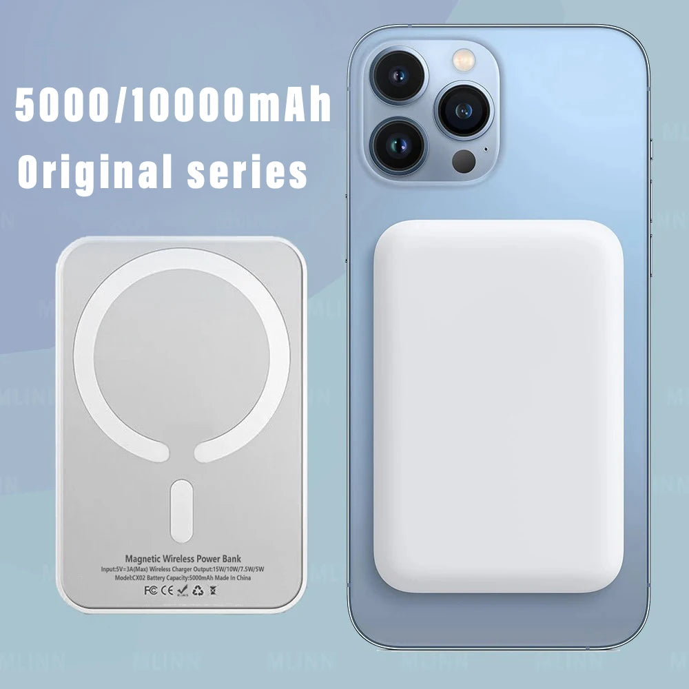 Magnetic Powerbank for Apple External Battery Portable Wireless Power Bank Charger for Magsafe Iphone Spare Battery